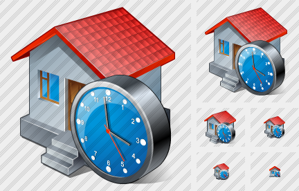 Icone Home Orologio