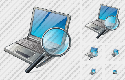 Laptop Search2 Icon