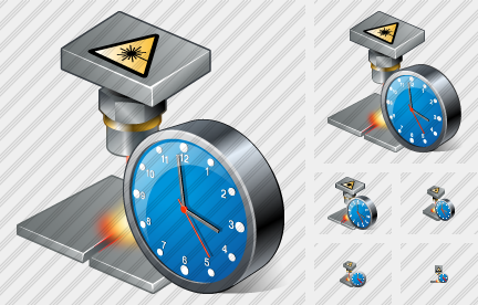 Icone Raggio Laser Orologio