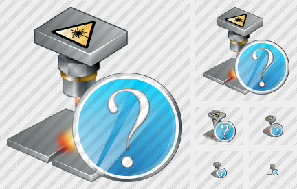 Icone Raggio Laser Domanda