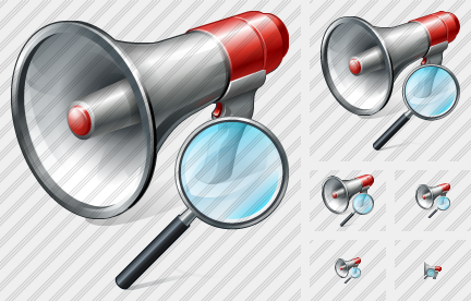 Megaphone Search2 Icon