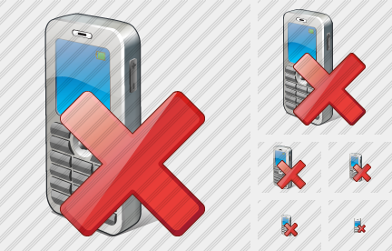 Icone Cellulare Elimina