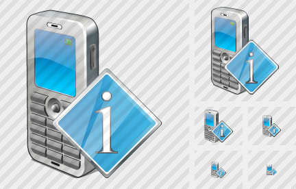 Icone Cellulare Info