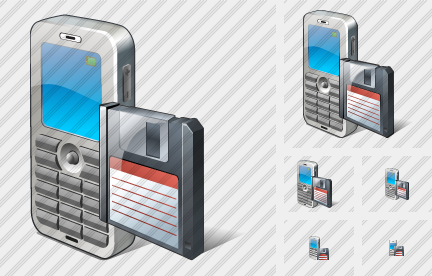 Icone Cellulare Salva
