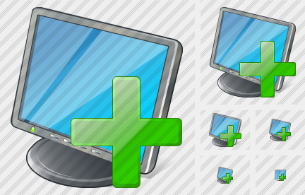 Icone Monitor Aggiungi