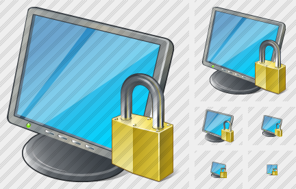 Icone Monitor Bloccato