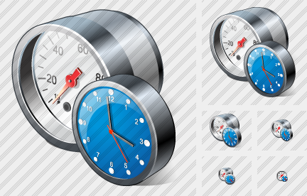 Icone Dispositivo di Monitoraggio Orologio
