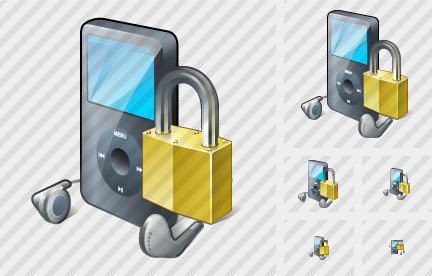 Icone Lettore MP3 Bloccato