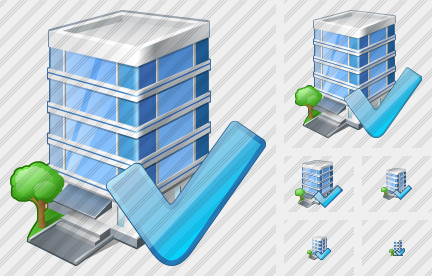 Office Building OK Icon