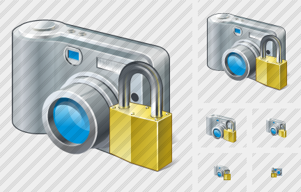 Icone Fotocamera Bloccato
