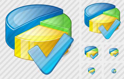 Pie Chart OK Icon