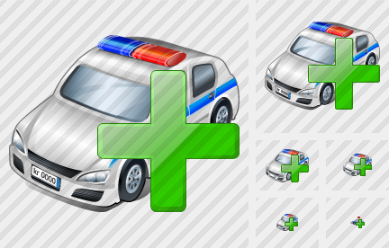 Icone Automobile della Polizia Aggiungi