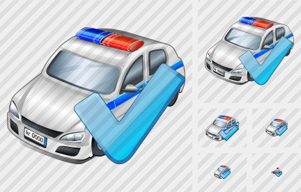 Icone Automobile della Polizia OK