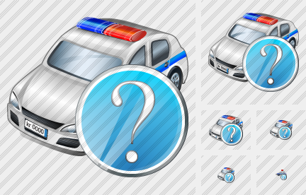 Icone Automobile della Polizia Domanda