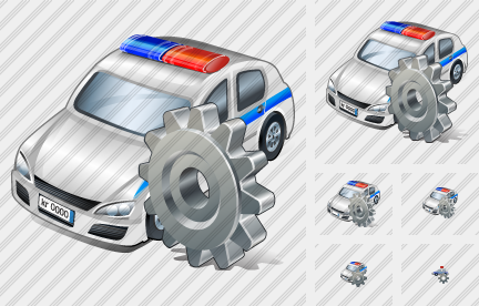 Icone Automobile della Polizia Impostazioni