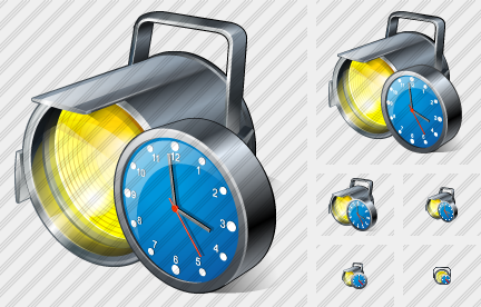 Icone Faretto Orologio
