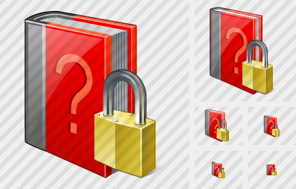 Icone Libro dei Quesiti Bloccato