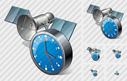 Icone Satellite Orologio