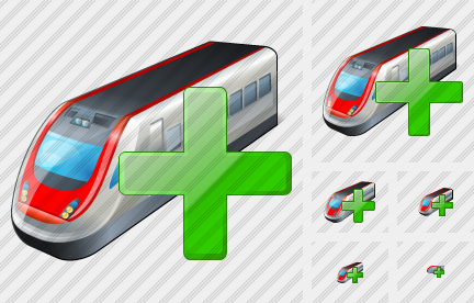 Icone Treno Aggiungi