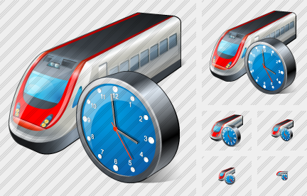 Icone Treno Orologio