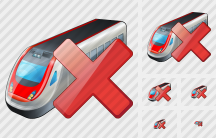 Icone Treno Elimina