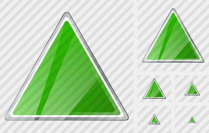 Icone Triangolo Verde
