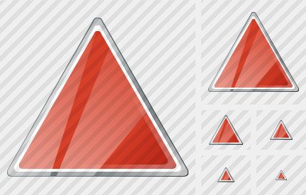 Icone Triangolo Rosso
