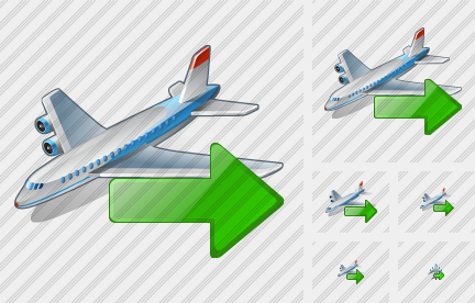 Icone Airplane Export