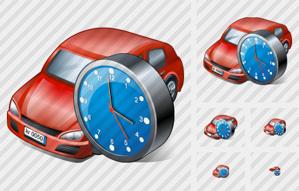 Icone Car Clock