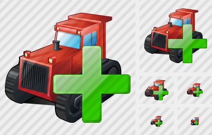 Catterpillar Tractor Add Icon