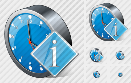 Icone Clock Info