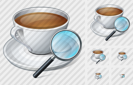 Coffee Cup Search 2 Icon