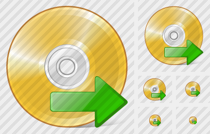 Icone Compact Disk Export
