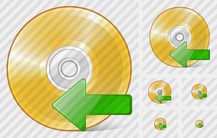 Icone Compact Disk Import