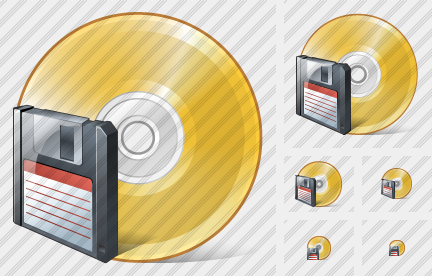 Icone Compact Disk Save