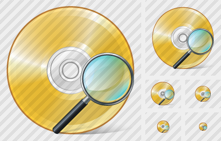 Icone Compact Disk Search2