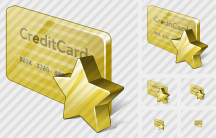 Icone Credit Card Favorite