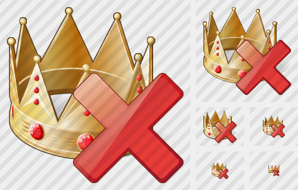 Icone Crown Delete