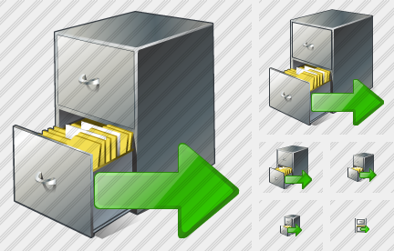 Icone Document Box Export
