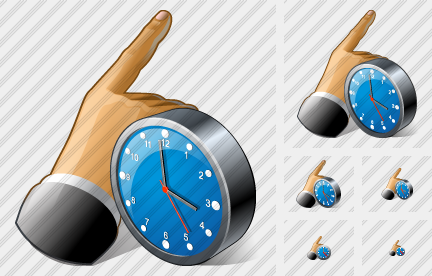 Icone Hand Clock