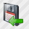 Floppy Disk Import Icon