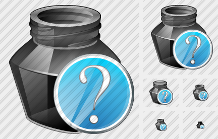 Ink Pot Question Icon