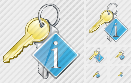 Icone Keys Info