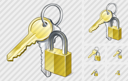Icone Keys Locked