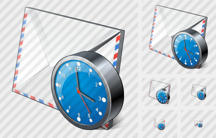 Icone Mail Clock