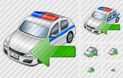 Police Car Import Icon