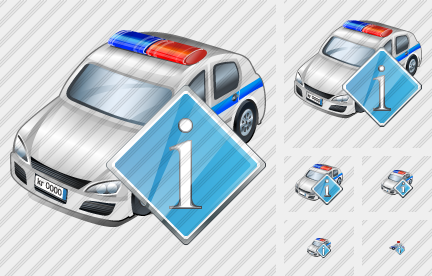 Icone Police Car Info