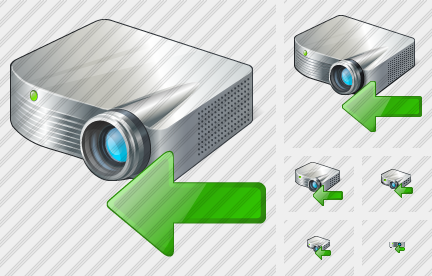 Projector White Import Icon