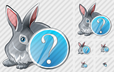 Rabbit Question Icon