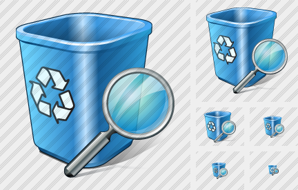 Icone Recycle Bin Search